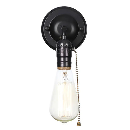 Applique Murale LED Chromé, Style Loft Vintage