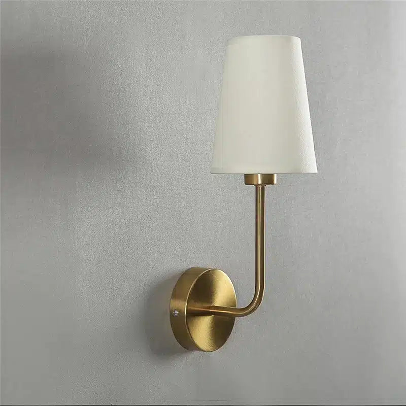 Applique Murale LED Minimaliste Moderne avec Abat-Jour en Lin