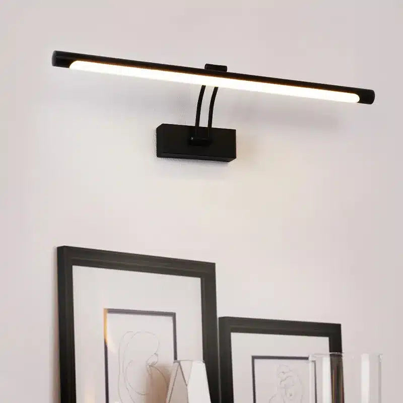 Applique Murale LED Moderne Noir et Argent
