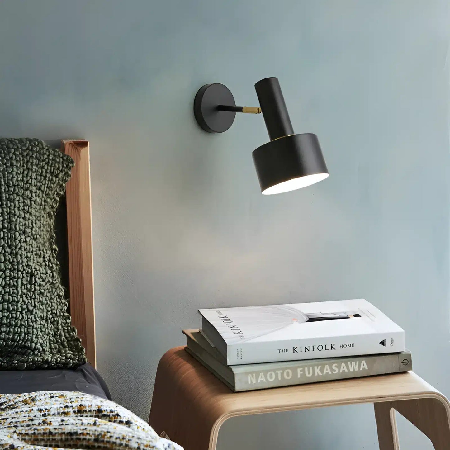 Applique Murale LED Moderne Nordique - Éclairage Intérieur Doré et Noir