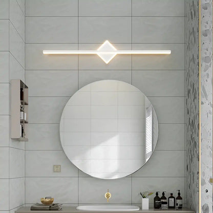 Applique Murale LED Moderne Style Losange pour Miroir, Luminaire Décoratif