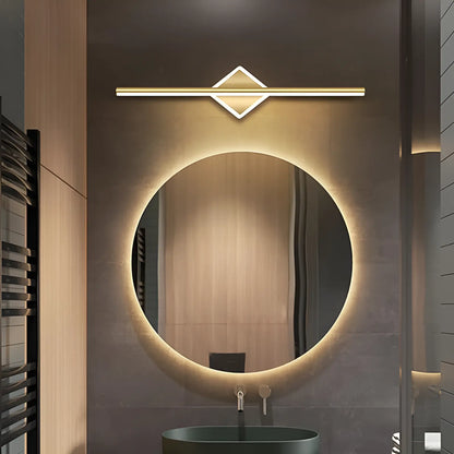 Applique Murale LED Moderne Style Losange pour Miroir, Luminaire Décoratif
