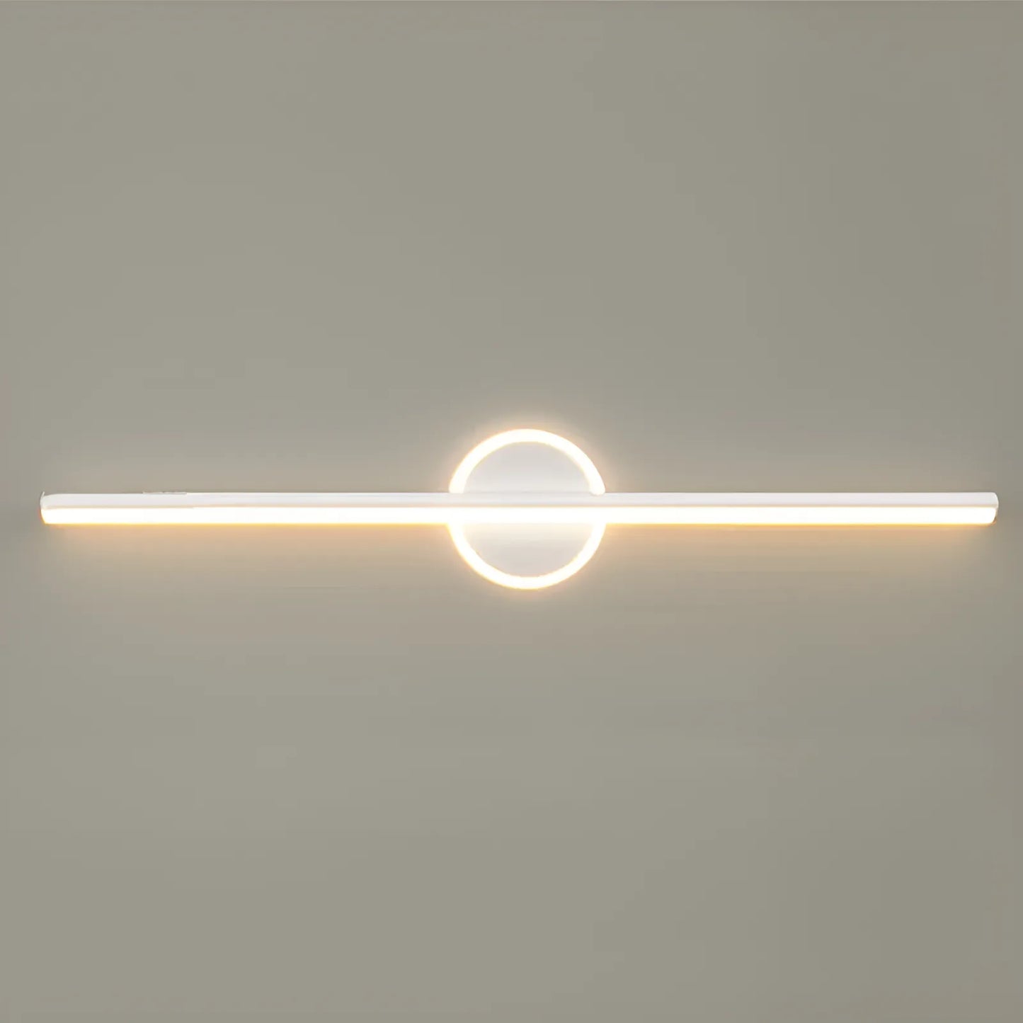 Applique Murale LED Moderne Style Rond pour Miroir, Luminaire Décoratif