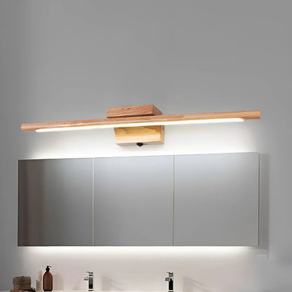 Applique Murale LED en Bois Massif Design Nordique Moderne