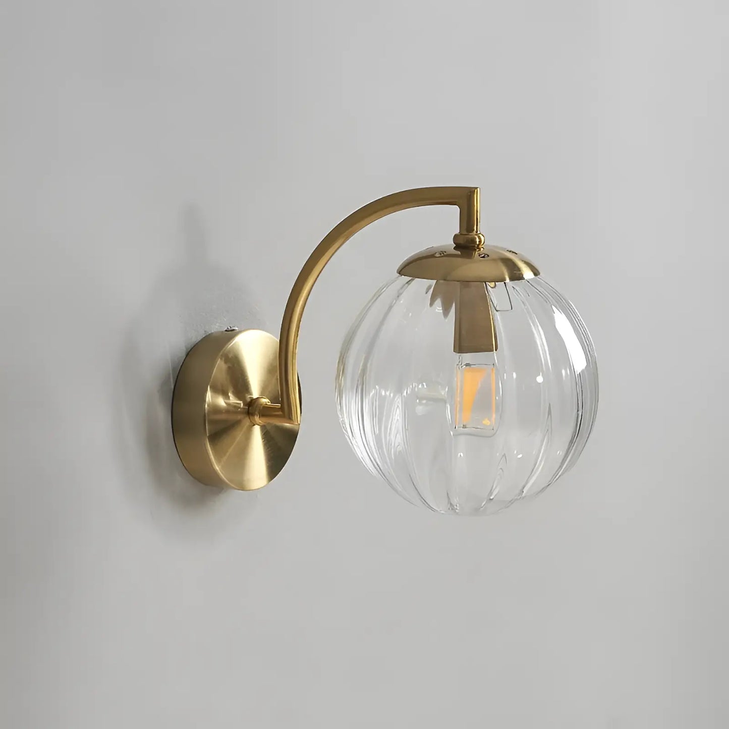 Applique Murale LED en Verre Coloré pour chambre