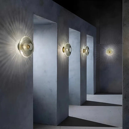 Applique Murale LED en Verre Moderne – Luminaire Décoratif