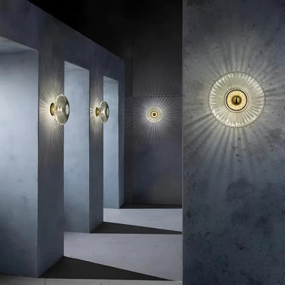 Applique Murale LED en Verre Moderne – Luminaire Décoratif