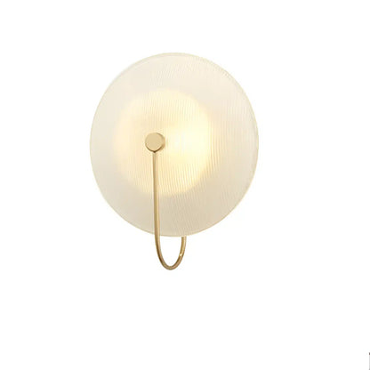 Applique Murale LED en Verre à Rayures Créatives pour Éclairage Décoratif