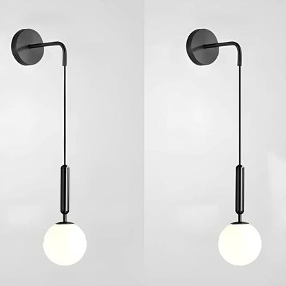 Applique Murale LED en Verre au Design Nordique Moderne