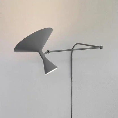 Applique Murale Rotative Moderne Noire pour salon