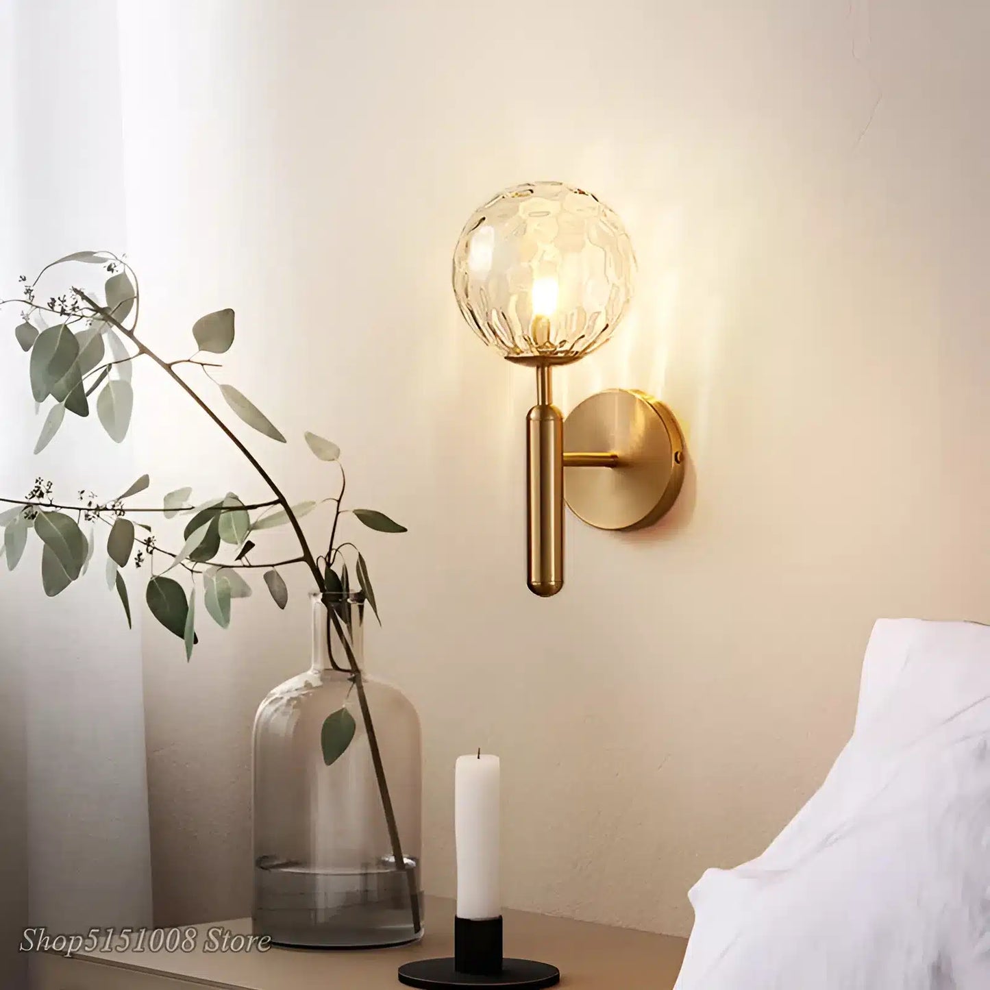 Applique Murale avec Globe Lumineux pour Chambre