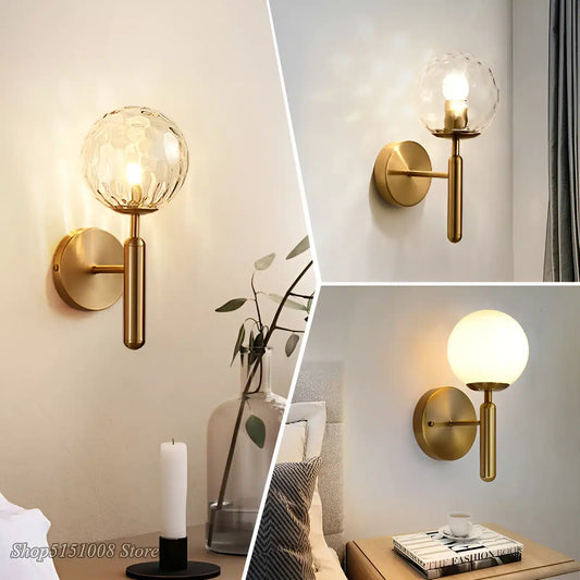 Applique Murale avec Globe Lumineux pour Chambre