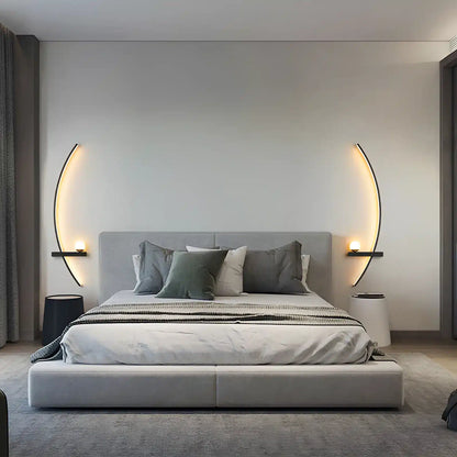 Applique murale LED en forme d'arc pour chambre