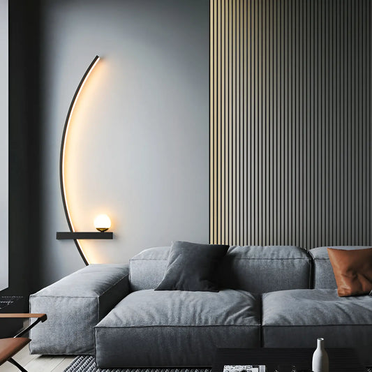 Applique murale LED en forme d'arc pour chambre