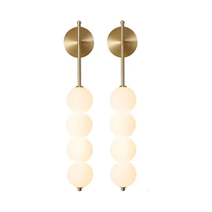 Applique murale LED en forme de boules empilées pour chambre