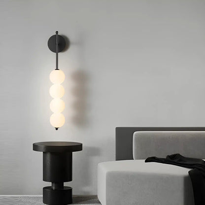 Applique murale LED en forme de boules empilées pour chambre