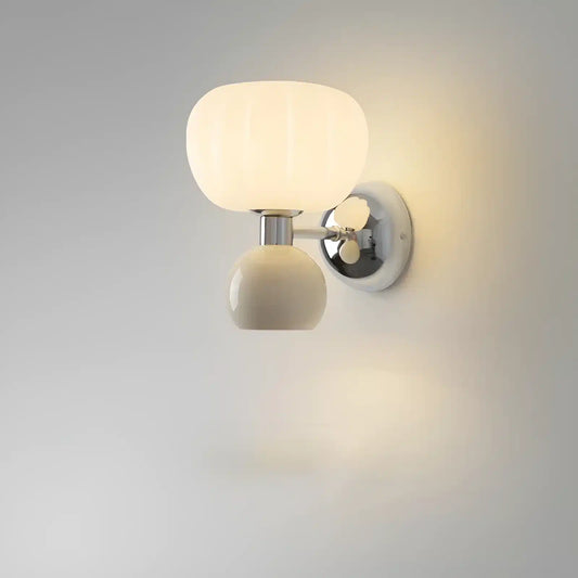 Applique murale LED en forme de citrouille pour chambre