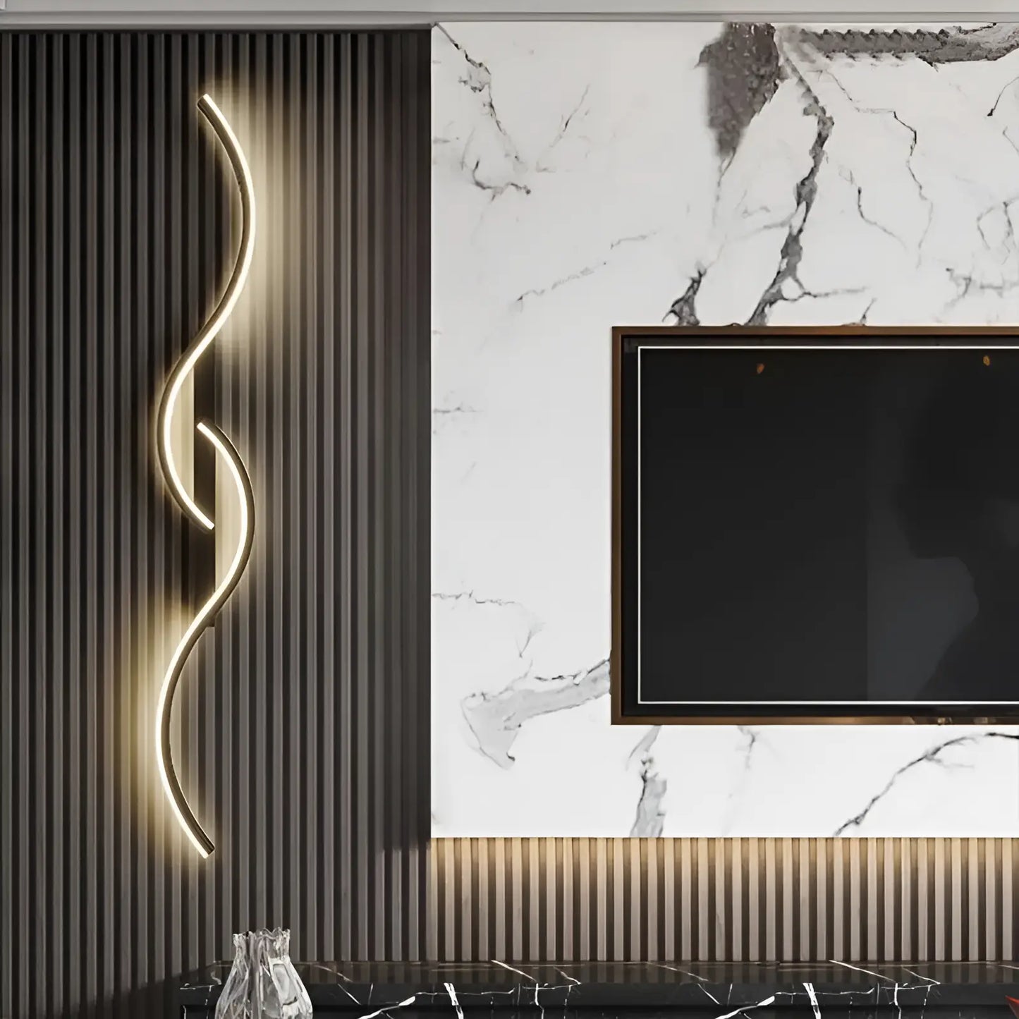 Applique murale LED en forme de flamme de lumière pour chambre