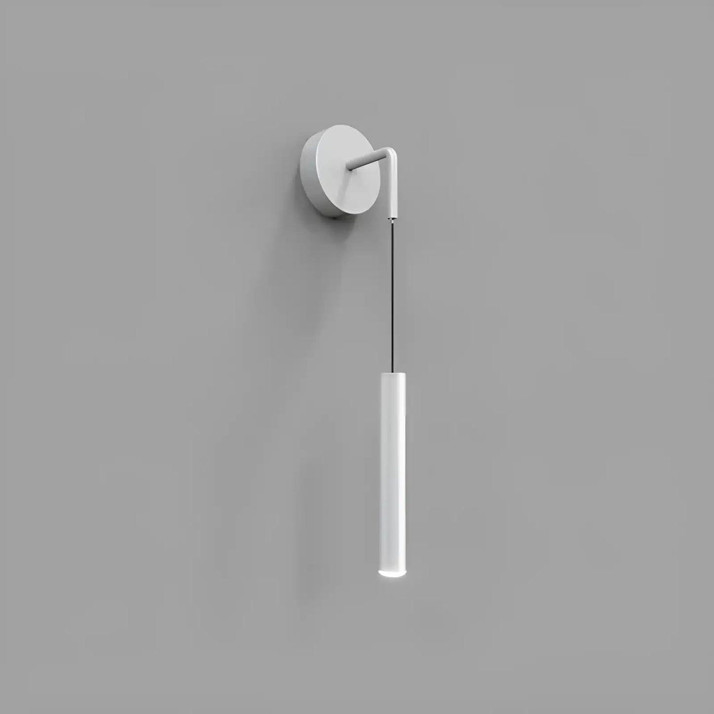Applique murale LED en forme de pendule élégante pour chambre