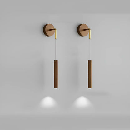 Applique murale LED en forme de pendule élégante pour chambre