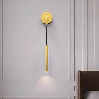 Applique murale LED en forme de pendule élégante pour chambre