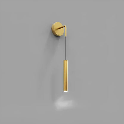 Applique murale LED en forme de pendule élégante pour chambre