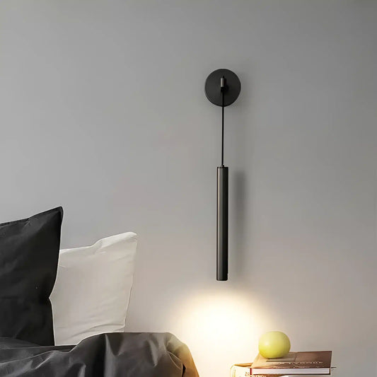 Applique murale LED en forme de pendule élégante pour chambre