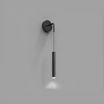 Applique murale LED en forme de pendule élégante pour chambre