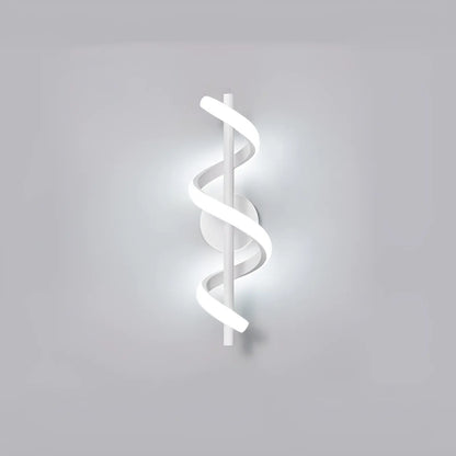Applique murale LED en forme d'hélice de lumière pour chambre