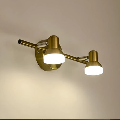 Applique murale LED moderne duo étanche à deux têtes