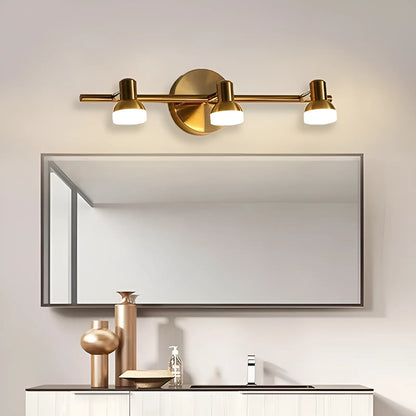 Applique murale LED moderne trio étanche à trois têtes