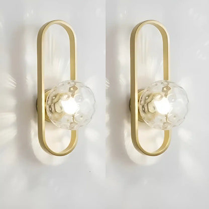 Applique murale LED ovale pour chambre