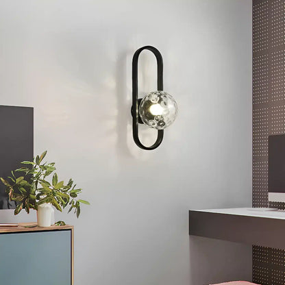 Applique murale LED ovale pour chambre