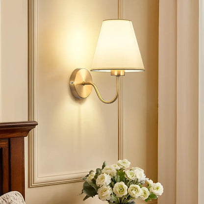 Applique murale LED tige avec abat-jour pour chambre