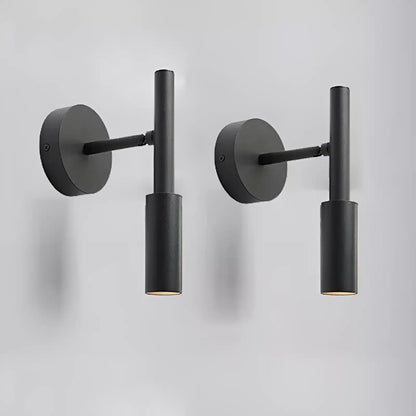 Applique murale LED verticale en forme de cylindre pour chambre