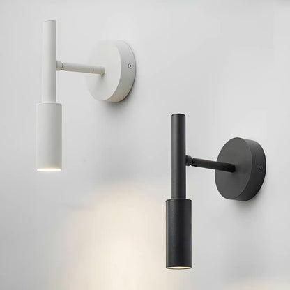 Applique murale LED verticale en forme de cylindre pour chambre
