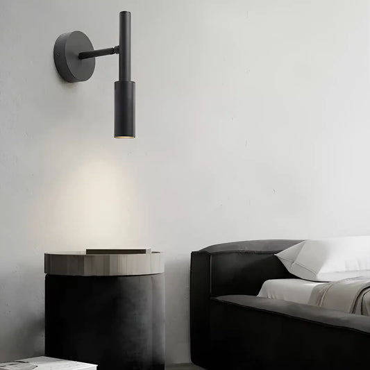 Applique murale LED verticale en forme de cylindre pour chambre