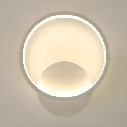 Applique murale en forme de cercle lumineux pour chambre