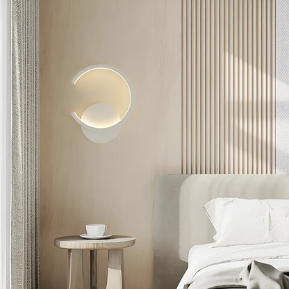 Applique murale en forme de halo découpé pour chambre