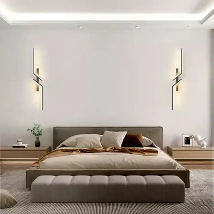 Applique murale en forme d'éclair géométrique pour chambre
