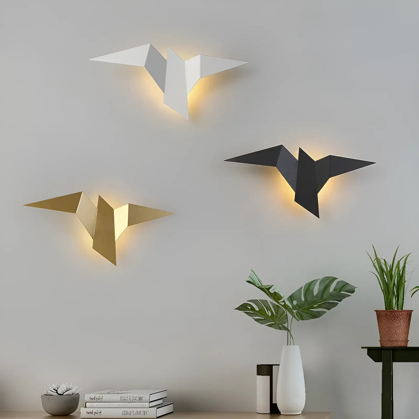 Applique murale en forme d'oiseau pour chambre
