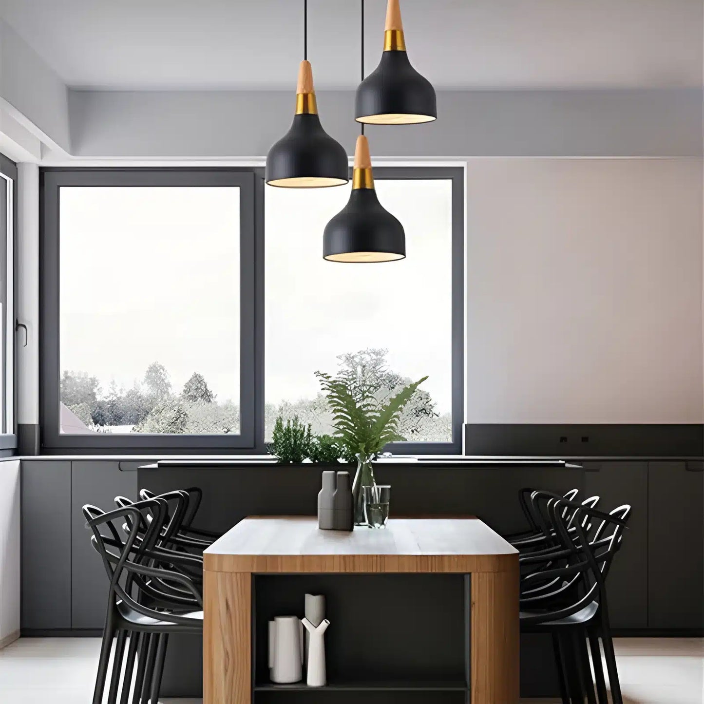 Lampe LED Suspendue au Design Nordique Moderne