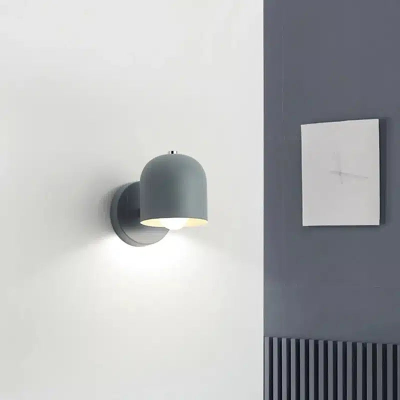Lampe Murale LED Rotative Nordique Macaron Jaune – Décor Intérieur