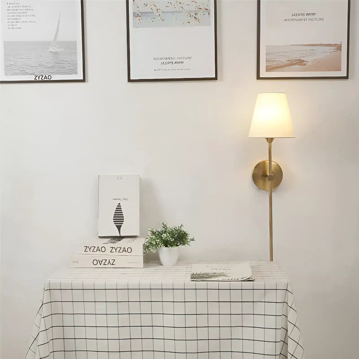 Lampe Murale Minimaliste Moderne, Style Nordique - 1 Pièce