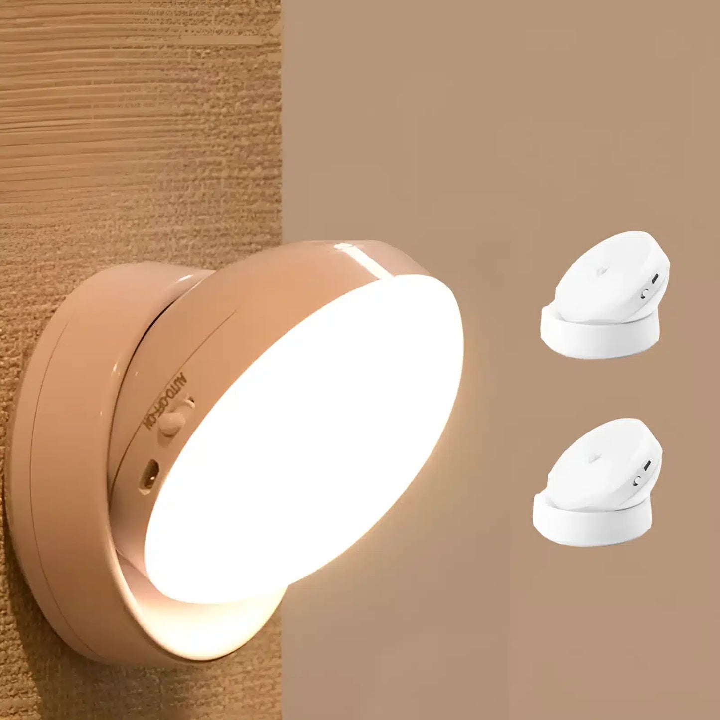 Lampe Murale Sans Fil Rechargeable avec Capteur de Mouvement USB