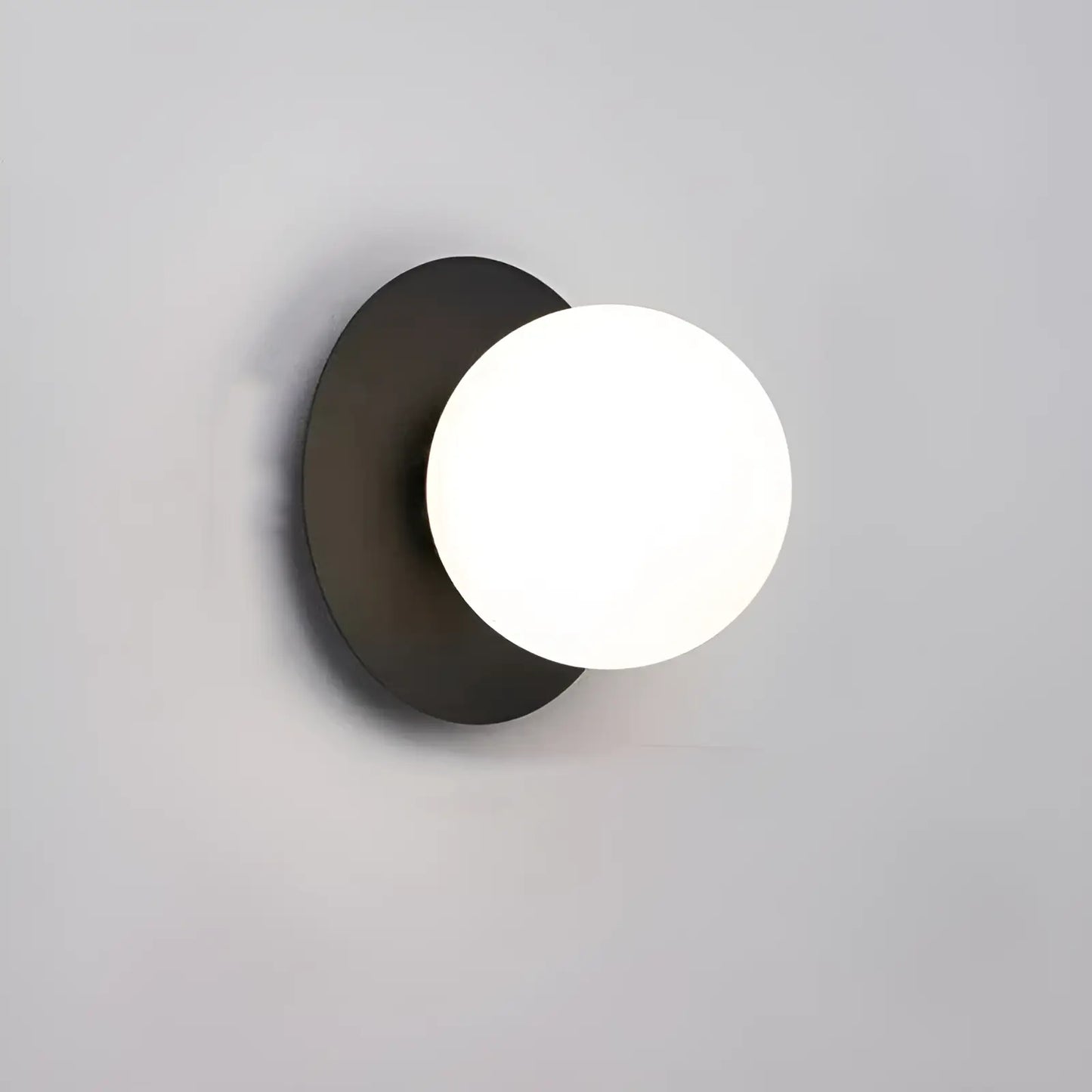 Lampe Murale Sphérique en noir et or pour chambre