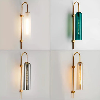Lampe Murale Verticale en Verre pour chambre