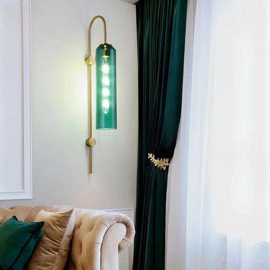 Lampe Murale Verticale en Verre pour chambre