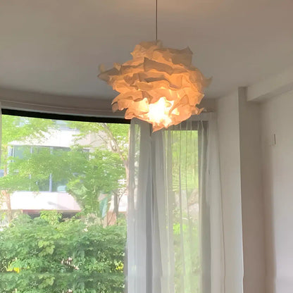 Lampe Pendante en Papier Fait Main pour salon
