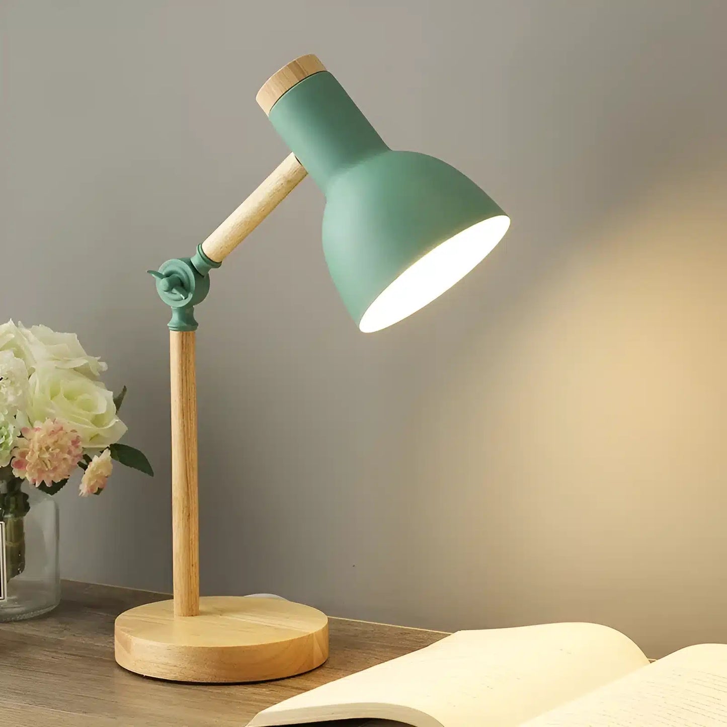 Lampe avec tête tournante LED pour chambre
